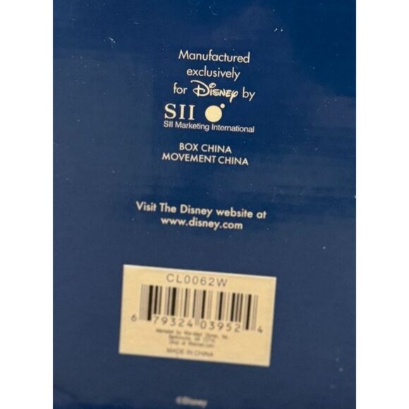 New Disney Mickey Mouse Anniversary Clock Glass Dome Rotating Pendulum Boxed - Picture 5 of 5